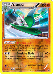 Gallade - 84/162 - Holo Rare - Reverse Holo