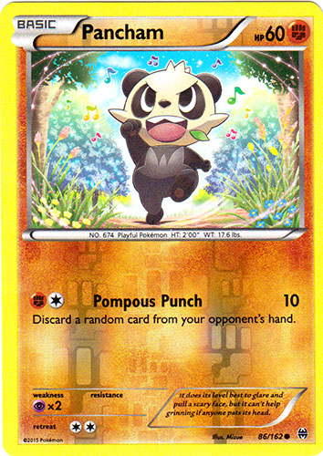 Pancham - 86/162 - Common - Reverse Holo