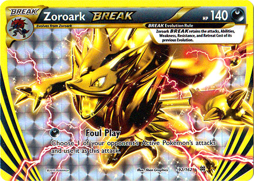 Zoroark-BREAK - 92/162 - Rare BREAK