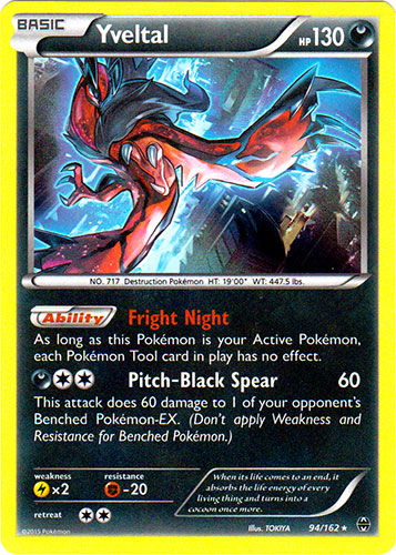 Yveltal - 94/162 - Holo Rare