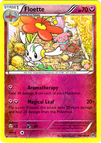 Floette - 102/162 - Uncommon - Reverse Holo