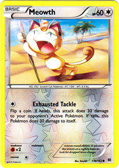 Meowth - 114/162 - Common - Reverse Holo