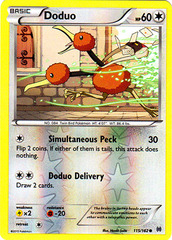 Doduo - 115/162 - Common - Reverse Holo