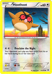 Hoothoot - 119/162 - Common - Reverse Holo