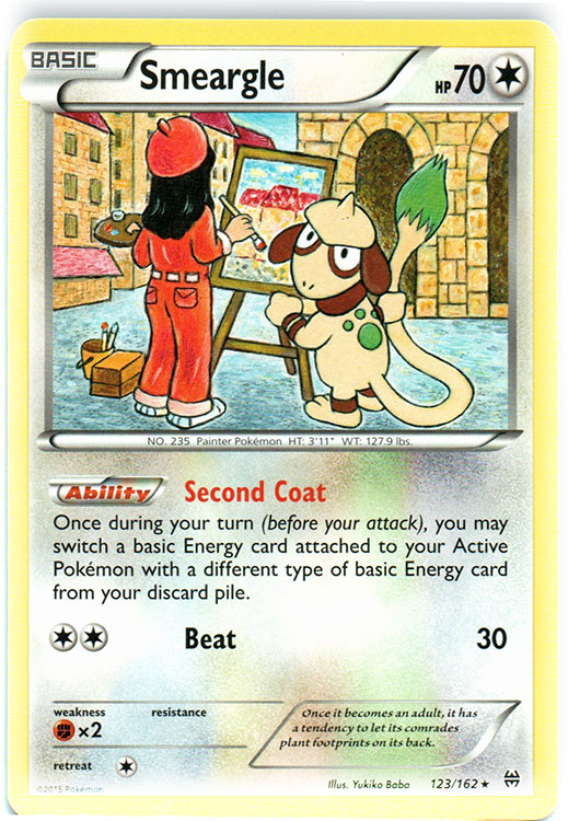 Smeargle - 123/162 - Rare