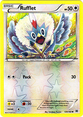 Rufflet - 129/162 - Common - Reverse Holo