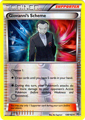 Giovanni's Scheme - 138/162 - Uncommon - Reverse Holo