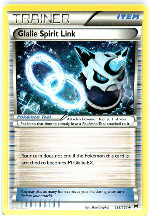 Glalie Spirit Link - 139/162 - Uncommon