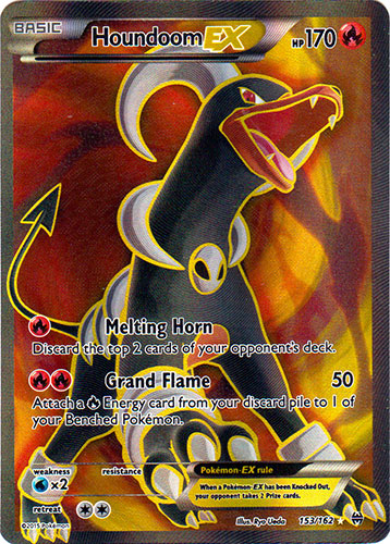 Houndoom-EX - 153/162 - Full Art Ultra Rare