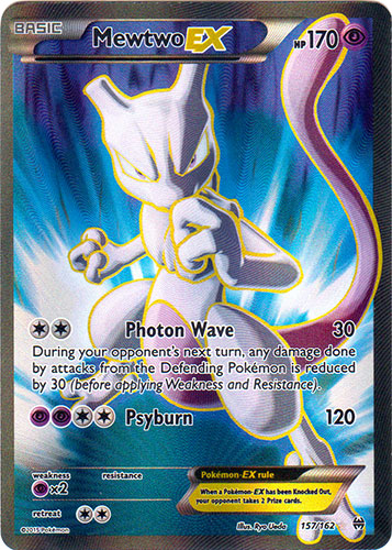 Mewtwo-EX - 157/162 - Full Art Ultra Rare