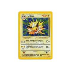 Jolteon - 4/64 - Holo Rare - Unlimited Edition - Missing Set Symbol