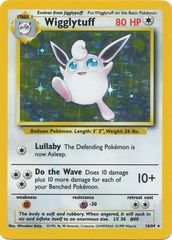 Wigglytuff - 16/64 - Holo Rare - Unlimited Edition - Missing Set Symbol