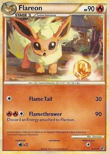 Flareon - 26/90 - HGSS Undaunted Uncommon