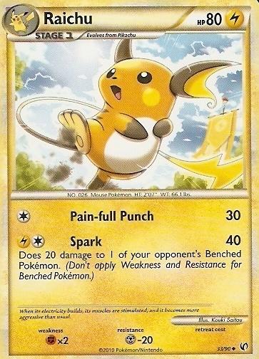 Raichu - 33/90 - Uncommon