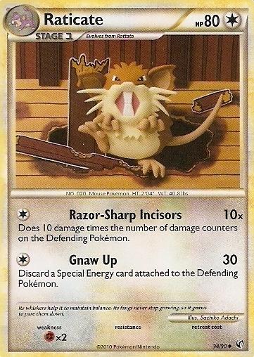 Raticate - 34/90 - Uncommon