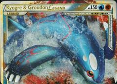 Kyogre & Groudon LEGEND (Top) - 87/90 - Rare Holo Legend