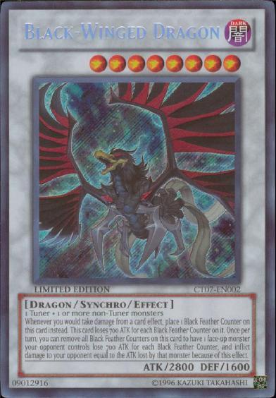 Black-Winged Dragon - CT07-EN002 - Secret Rare - Limited Edition