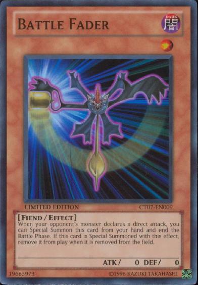 Battle Fader - CT07-EN009 - Super Rare - Limited Edition
