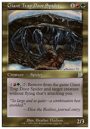 Giant Trap Door Spider