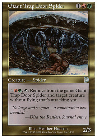 Giant Trap Door Spider