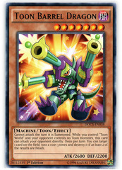 Toon Barrel Dragon - DOCS-EN038 - Rare - 1st Edition