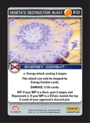 Vegeta's Destruction Blast - Foil