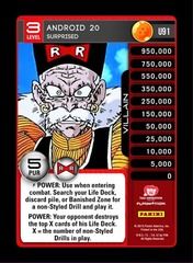 Android 20, Surprised - Foil