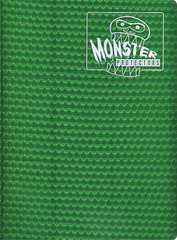 Monster Protectors 9 Pocket Holo Green Binder