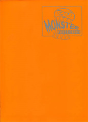 Monster Protectors 9 Pocket Matte Orange Binder