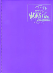 Monster Protectors 9 Pocket Matte Purple Binder