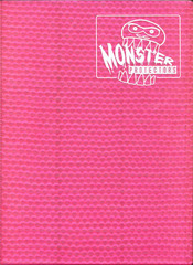 Monster Protectors 9 Pocket Holo Pink Binder