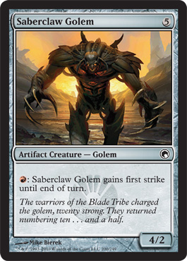 Saberclaw Golem