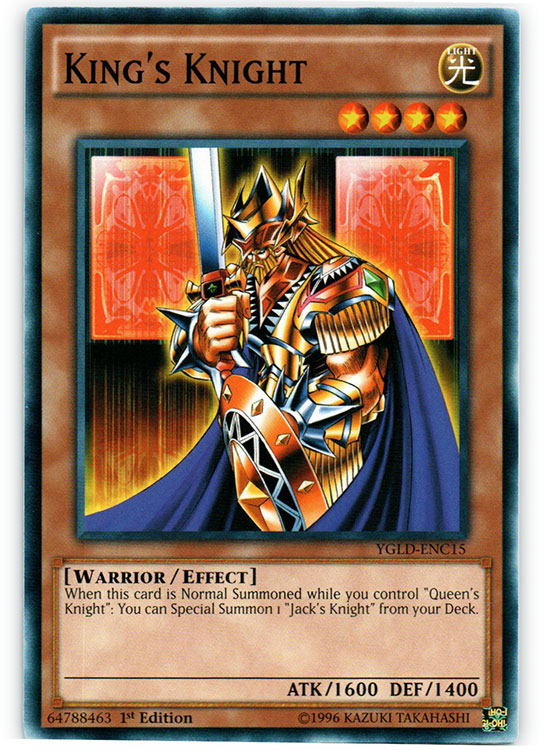 Kings Knight - YGLD-ENC15 - Common - 1st Edition