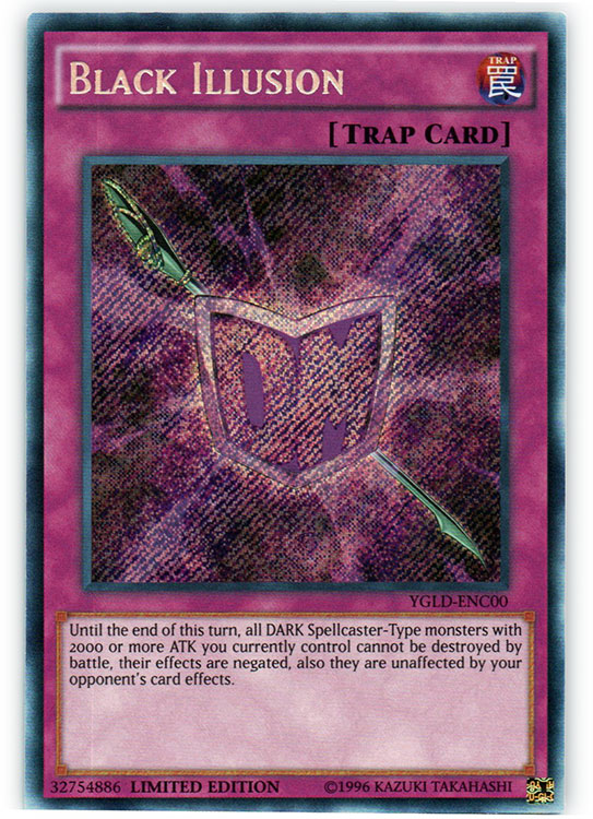 Black Illusion - YGLD-ENC00 - Secret Rare - Limited Edition
