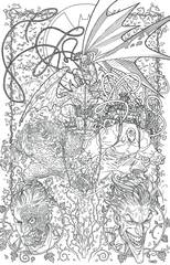 Detective Comics #48 Adult Coloring Book Var Ed