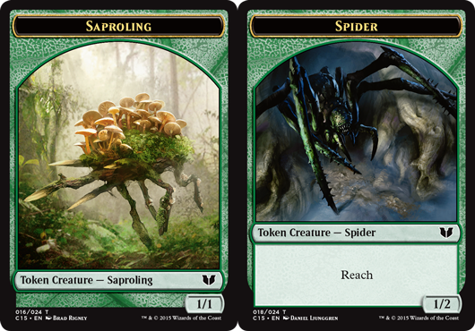 Saproling Token // Spider Token