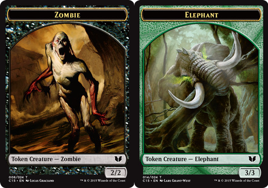 Zombie Token // Elephant Token