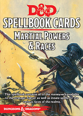 Dungeons and Dragons 5th Edition RPG: Spellbook Cards - Martial Powers & Races