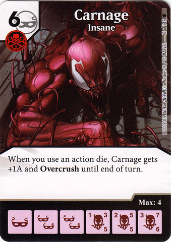 Carnage - Insane (Die & Card Combo)