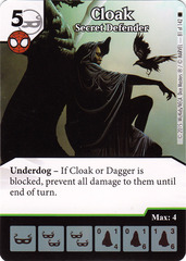 Cloak - Secret Defender (Die & Card Combo)