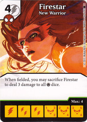 Firestar - New Warrior (Die & Card Combo)