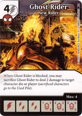 Ghost Rider - New Rider (Die & Card Combo)