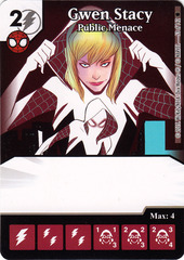 Gwen Stacy - Public Menace (Die & Card Combo)