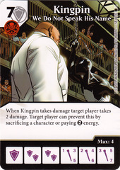 Kingpin - We Do Not Speak His Name (Die & Card Combo)
