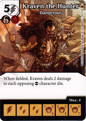 Kraven the Hunter - Dangerous (Die & Card Combo)