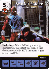 Scarlet Spider - Webslinger (Die & Card Combo)