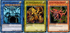 Egyptian Gods Set (Slifer, Obelisk, Ra) - Ultra Rare - 1st Edition