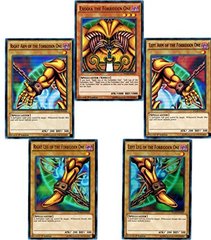 Exodia Set (Exodia, Left Arm, Left Leg, Right Arm, Right Leg) - Ultra Rare - 1st Edition