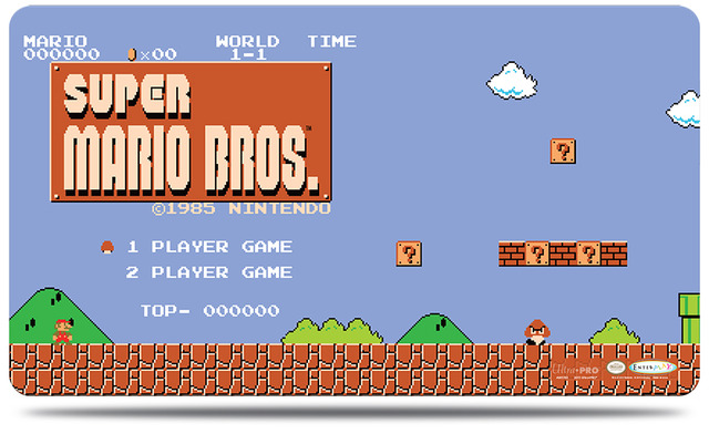 Super Mario: Level 1-1 Playmat with Playmat Tube