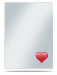 Printed Deck Protector Sleeve Covers - Emoji Heart (50 ct)